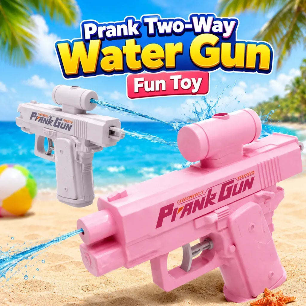 Reverse Double-Sided Prank Water Gun Toy Funny Surprise Spray Toy for Boys & Girls | Party & Outdoor Fun | Random Color