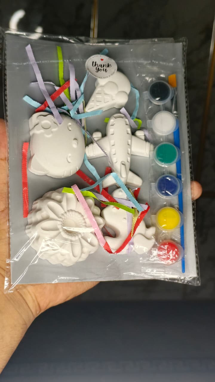 DIY Small Plaster Painting Kit for Kids – Fun & Creative Arts and Crafts Set