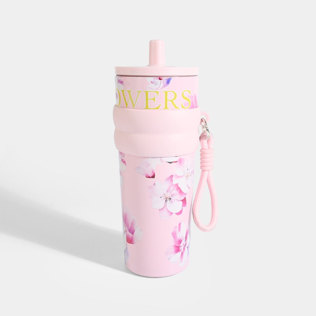 Flowers Tumbler 700ml – Stylish Floral Design Drinking Cup