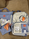 5 Set Backpack For Teenager Girl Waterproof High Capacity School Bags Female Student Cute BookBags