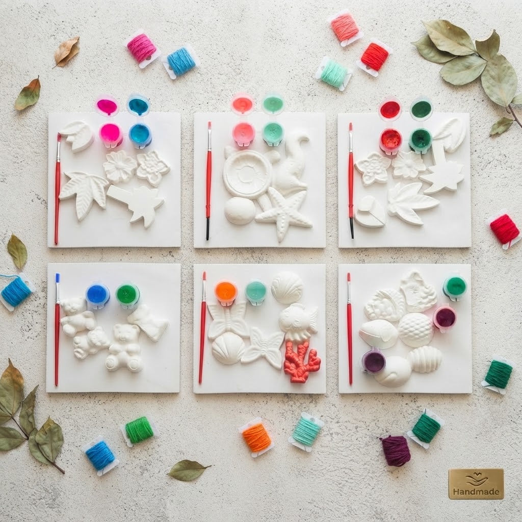 "Pack of 6" Painting kit For Kids/Birthday Return Gift/Goodie Bag mix design
